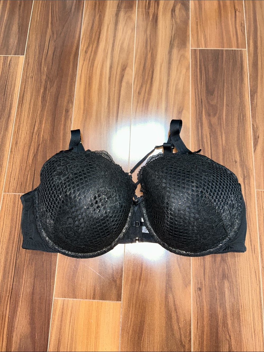 44DDD Cacique Boost balconette strappy front padded push-up bra